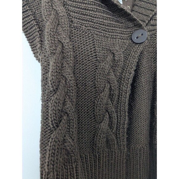 Kenji Handknit Sweater Womens Brown Wool Alpaca Small - Picture 4 of 12